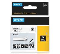 Etiquetas de Vinilo IND, Cinta de escritura Negro sobre blanco, Multicolor, Vinilo, -40 - 80 °C, UL 969, DYMO