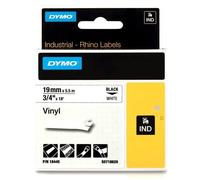 DYMO Cinta para impresoras de etiquetas RHINO Coloured Vinyl 19 mm D1 Blanco 5,5 m