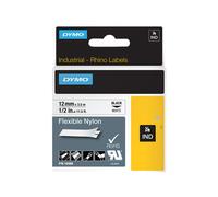 18488 cinta para impresora de etiquetas, Cinta de escritura Negro sobre blanco, Nylon, 3,5 m, Caja, 1,2 cm