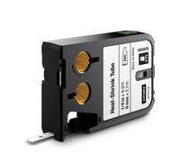 Dymo XTL 1868809 cinta termoretráctil negro sobre blanco 6mm