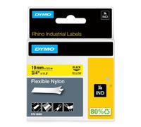 DYMO 19mm Flexible Nylon Tape - Cintas para impresoras de etiquetas (D1, Nylon,