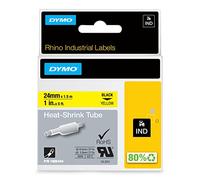 DYMO 24mm RHINO black on yellow - Cintas para impresoras de etiquetas (Caja, Bélgica)