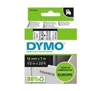Dymo Cinta S0720500/45010 negro sobre transparente 12 mm Original