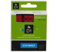 DYMO 45017 Cinta mecanográfico Negro sobre rojo Original S0720570