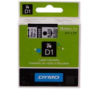 DYMO D1 etiquetas auténticas | impresión negra sobre fondo transparente | 19 mm × 7 m | etiquetas autoadhesivas para etiquetadoras LabelManager