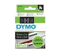 Dymo 45811 (S0720910) cinta poliéster blanco sobre negro 19mm