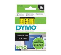 Cinta Laminada para Rotuladoras Dymo S0720980 Negro 24 mm