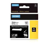 Dymo 622290 IND Rhino cinta permanente poliéster transparente 19 mm (original)