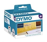 Dymo 99013 (S0722410) Etiquetas de plástico transparente 89 x 36mm