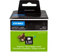 DYMO LW etiquetas auténticas de envío/tarjetas de identificación grandes | 54 mm × 101 mm | un rollo de 220 etiquetas con reverso fácil de retirar | autoadhesivas | para etiquetadoras LabelWriter