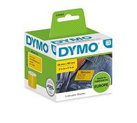 Dymo 2133400 etiquetas de envío y de identificación de color amarillo