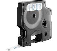 DYMO Authentic D1 Labels Blue Print on White Tape 9 mm x 7 m Self-Adhesive