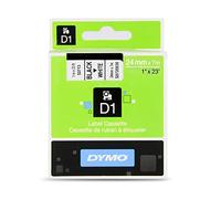 DYMO D1 etiquetas auténticas, impresión negra sobre fondo blanco, 24 mm נ7 m, etiquetas autoadhesivas para etiquetadoras LabelManager