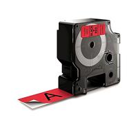 Dymo Cf5Nastri D1 24 mm x 7 m negro sobre rojo