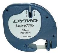 DYMO - Cintas Letratag negras, metalizadas