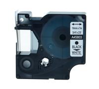 Dymo d1 45803 negro/blanco cinta rotuladora generica s0720830
