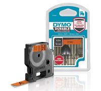 Dymo D1 Cinta de Etiquetado Resistente 12mm 3m Negro/Naranja