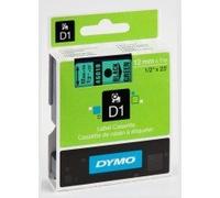 CINTA DYMO 1000 NEGRO-VERDE 12MM X 7MT D1