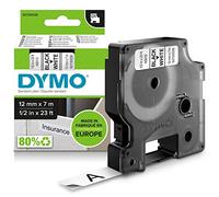 DYMO D1 etiquetas auténticas | impresión negra sobre fondo blanco | 12 mm נ7 m | etiquetas autoadhesivas para etiquetadoras LabelManager