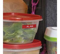 DYMO - D1 - Etiquetas Durable - Blanco sobre rojo - 12mm x 7m