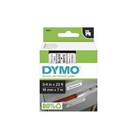 DYMO D1 Standard - Black on White - 19 mm