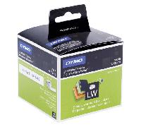 dymo etiqueta lw etiquetas lomo archivadores 38x190mm 1 rollo etiquetas (110) papel blanco