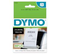 DYMO Etiquetas continuas auténticas LabelWriter | 57 mm x 91 metros (2 1/4 pulg x 300 pies) | Etiquetas impresoras de etiquetas LabelWriter | 1 rollo