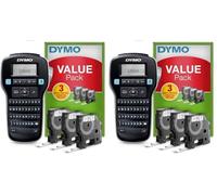 DYMO Labelmanager 160 Value Pack Beschriftungsger?t Geeignet f?r Schriftband: D1 12 mm, 9 mm, 6 mm (2181012) (Paquete de 2)