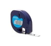 Dymo LT Etiquetas de Plástico 12mmx4m Blanco - Consumible