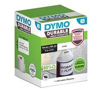 DYMO LW auténticas etiquetas durables - 104mm נ159mm - rollo de 200 etiquetas grandes "White Poly" - Etiquetas autoadhesivas que duran sobre superficies exigentes para etiquetadoras LabelWriter