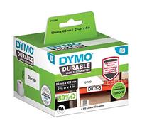 DYMO LW auténticas etiquetas durables - 59mm נ102mm - rollo de 300 etiquetas autoadhesivas "White Poly" - Etiquetas que duran sobre superficies exigentes para etiquetadoras LabelWriter