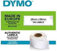Dymo lw etiquetas auténticas de dirección del remitente - 28 mm ?89
