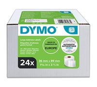 Dymo 13187 (S0722390) etiquetas de dirección 36 x 89mm (24 unidades)