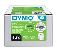 Dymo S0722420 etiquetas de envío negro sobre blanco 54x101mm