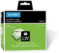 Dymo lw etiquetas auténticas grandes de dirección - 36 mm x 89 mm -