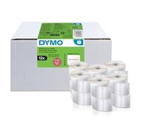 DYMO LW etiquetas auténticas multiusos | 54 mm נ70 mm | 12 rollos de 320 etiquetas con reverso fácil de retirar (3.840 unidades) | autoadhesivas | para etiquetadoras LabelWrite