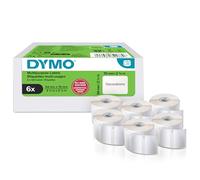 DYMO LW etiquetas auténticas multiusos | 54 mm נ70 mm | 6 rollos de 320 etiquetas con reverso fácil de retirar (1.920 unidades) | autoadhesivas | para etiquetadoras LabelWriter