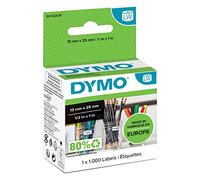 DYMO LW etiquetas auténticas multiusos pequeñas | 13 mm נ25 mm | rollo de 1000 etiquetas con reverso fácil de retirar | autoadhesivas | para etiquetadoras LabelWriter