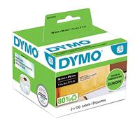 Dymo 99013 (S0722410) Etiquetas de plástico transparente 89 x 36mm