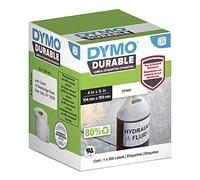DYMO LW etiquetas industriales resistentes para LabelWriter 4XL impresoras de etiquetas, poli blanco, 104 mm x 159 mm, rollo de 200 (1933086)