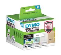 Dymo 1933083 etiquetas cuadradas negro sobre blanco 25x25mm