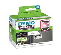 Dymo 1933084 etiqueta precortada negro sobre blanco 32x57mm