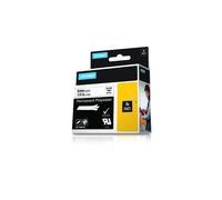 Dymo 1805442 IND Rhino cinta poliéster negro sobre blanco 6mm