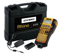 Dymo Rhino 5200 Kit Con Funda Dura Dispositivo De Etiquetado B/N Rollo 1,9 cm