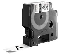 Dymo S0718120 - Cinta para etiquetar Rhino (19 mm x 3,5 m, nailon), color negro