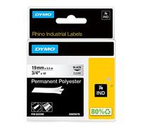 Paper Mate DYMO 19mm Rhino Permanent Polyester - Cintas para impresoras de Etiquetas (Poliéster, Bélgica, Caja)