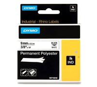 Dymo S0718240/ 18482 IND Rhino cinta permanente poliéster 9 mm (original)