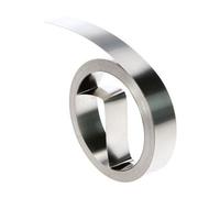Dymo S0720170/ 32500 IND Rhino cinta plateada no adhesiva de acero inoxidable 12 mm (original)