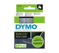 Dymo S0720600 / 45020 cinta blanco sobre transparente 12 mm (original)