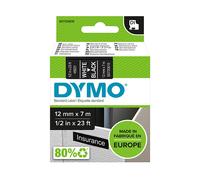Dymo S0720610 / 45021 cinta blanco sobre negro 12 mm (original)